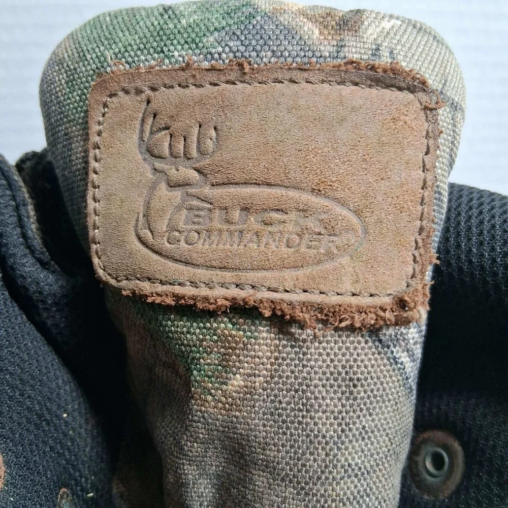 Buck Commander 1000 Gram Thinsulate‎ Waterproof Camo Hunting Boots Mens Size 12